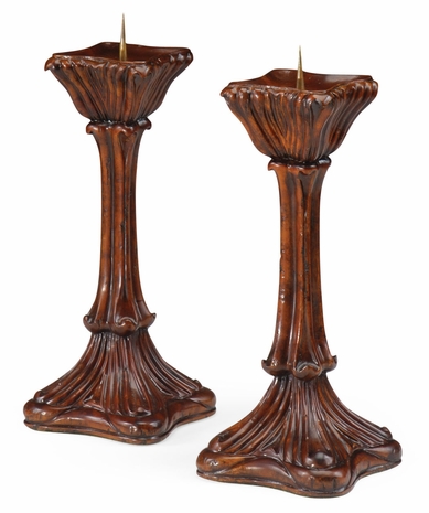 492894 Jonathan Charles Art Nouveau Art Nouveau Candlesticks