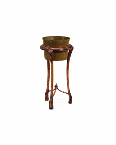 492909 Jonathan Charles Windsor Medium Walnut Planter