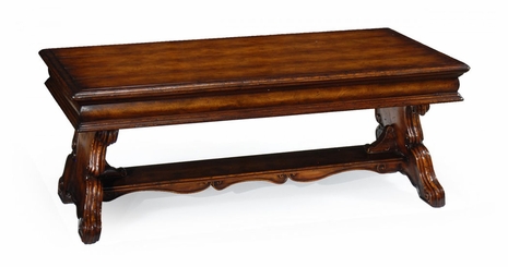 492970 Jonathan Charles Casual Walnut Coffee Table