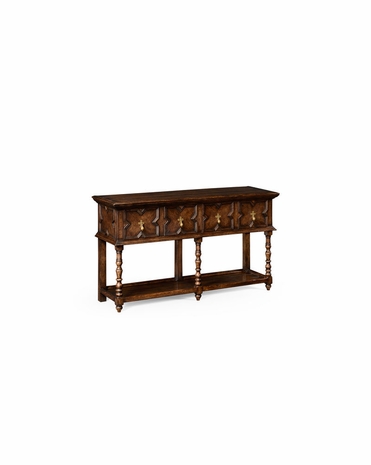 492988 Jonathan Charles Tudor Oak Tudor Style Oak Buffet