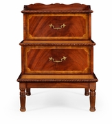 493001-MAH Jonathan Charles Buckingham Mahogany Bed Steps