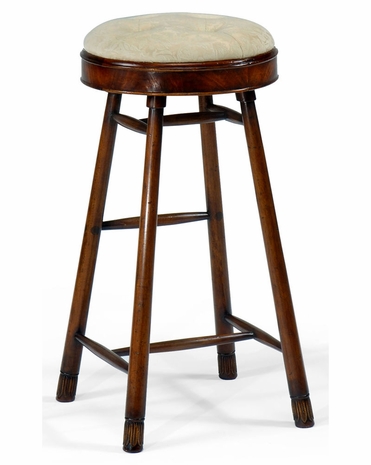 493050 Jonathan Charles Buckingham Mahogany Bar Stool