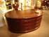 493063 Jonathan Charles Buckingham Mahogany Kidney Pedestal Desk