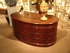 493063 Jonathan Charles Buckingham Mahogany Kidney Pedestal Desk