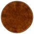 493070-66D-CWM Jonathan Charles Windsor 66" Walnut Extending Circular Dining Table With Storage Cabinet For Leaves