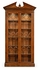 493074-WAL Jonathan Charles Windsor Glazed Walnut Display Cabinet