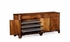 493088-CWM Jonathan Charles Windsor Walnut Double Serpentine Sideboard