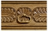 493099-LNO Jonathan Charles Sherwood Oak Chip Carved Natural Oak Console