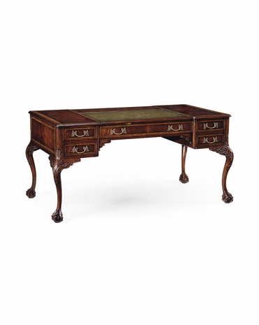 493114 Jonathan Charles Buckingham George II Mahogany Desk
