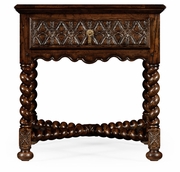 493125-TDO Jonathan Charles Sherwood Oak Dark Oak Square Side Table