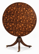 493142 Jonathan Charles Hampton Penwork Style Table (Black)