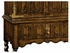 493146-TDO Jonathan Charles Sherwood Oak Linenfold Dark Oak Tv Cabinet With Open Base