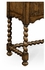 493146-TDO Jonathan Charles Sherwood Oak Linenfold Dark Oak Tv Cabinet With Open Base