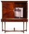 493147 Jonathan Charles Special Order Mahogany TV Cabinet With Four Paneled Doors 52"