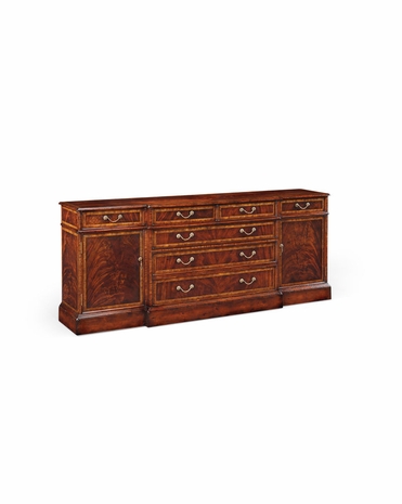 493159 Jonathan Charles Special Order Mahogany office Sideboard With Hanging File Storage
