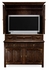 493177-TDO Jonathan Charles Sherwood Oak Linenfold Dark Oak Tv Cabinet