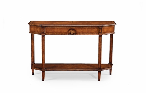 493185 Jonathan Charles Special Order Starburst Walnut Console