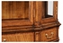 493188 Jonathan Charles Special Order Starburst Walnut Display Cabinet