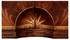 493190-MAH Jonathan Charles Starburst Mahogany Side Cabinet