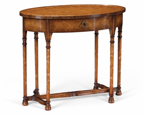 493195 Jonathan Charles Windsor "Gothic" Walnut Side Table
