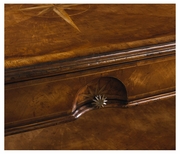 493200-CWM Jonathan Charles Windsor Starburst Walnut Coffee Table (Large)