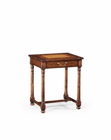 493213 Jonathan Charles Huntingdon Country Walnut & Oyster Side Table
