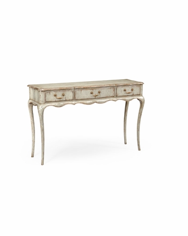 493222 Jonathan Charles Country Farmhouse French Provincial Grey Painted Console