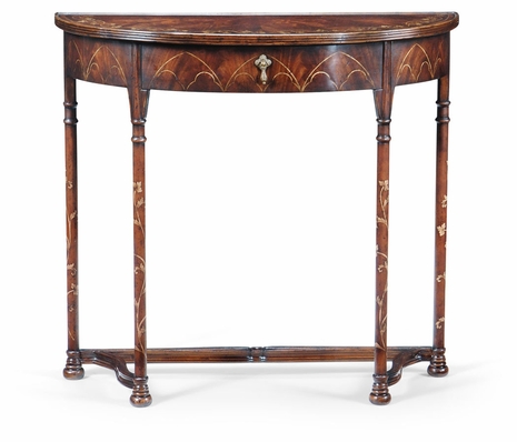 493232-MAH Jonathan Charles Gothic mahogany console