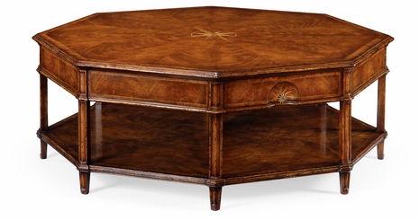 493237-CWM Jonathan Charles Windsor Starburst Octagonal Coffee Table