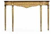 493239-GIL Jonathan Charles Louis IV style narrow gilded console