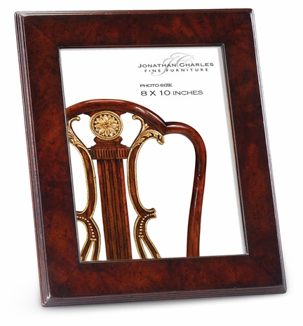493314-MAH Jonathan Charles Buckingham 8"X10" Stepped Mahogany Picture Frame
