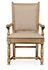 493323-AC-LNO-F001 Jonathan Charles Sherwood Oak Natural Oak Country Armchair Fabric Upholstery