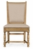 493323-SC-LNO-F001 Jonathan Charles Sherwood Oak Natural Oak Country Side Chair Fabric Upholstery