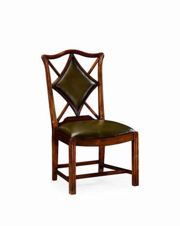 493362 Jonathan Charles Windsor Playing Card "Diamond" Chair (Side)