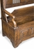 493375 Jonathan Charles Tudor Oak Gothic Style Settle With Storage