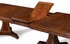 493380 Jonathan Charles Buckingham Curved Pedestal Extending Dining Table