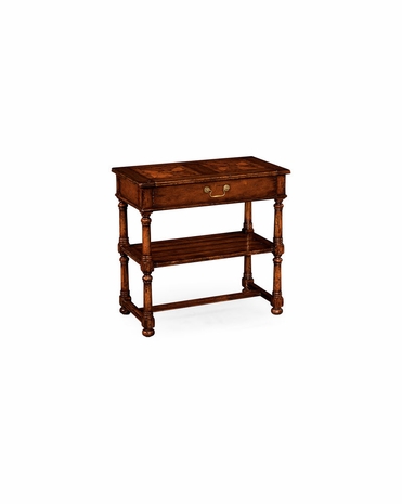 493426 Jonathan Charles Huntingdon Rectangular Oyster Parquet Side Table
