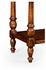 493455-WAL Jonathan Charles Country style walnut side table