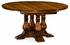 493466-54D-MFW JC Edited Huntington 54" Country Walnut Round Extending Dining Table