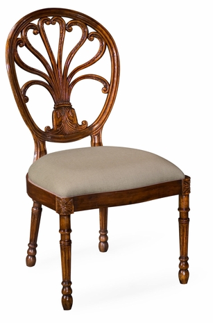 493473 Jonathan Charles Mahogany Side Chair