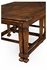 493475-MFW Jonathan Charles Country Farmhouse Rustic Walnut Nesting Coffee Table