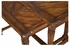 493475-MFW Jonathan Charles Country Farmhouse Rustic Walnut Nesting Coffee Table