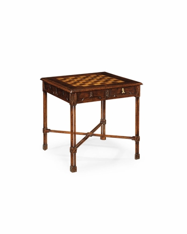 493481 Jonathan Charles Tribeca Chippendale Gothic Games Table (Small)