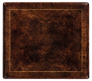 493488 Jonathan Charles Light Oak Crotch Walnut Chest On Stand