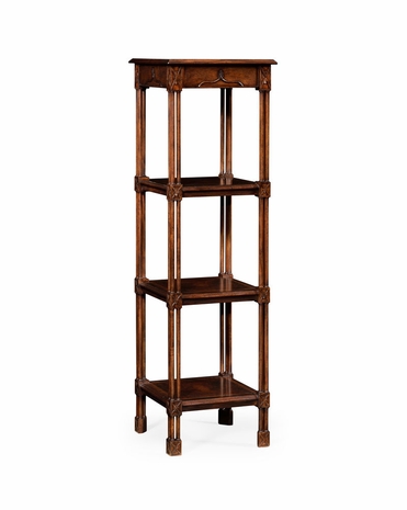 493490 Jonathan Charles Tribeca Chippendale Gothic Four-Tier étagère