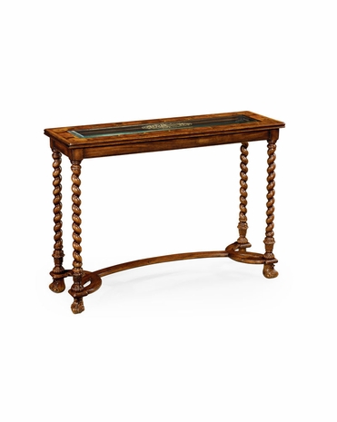 493498 Jonathan Charles Windsor Oyster églomisé Console