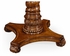 493506-WAL Jonathan Charles Buckingham Leather & Oyster Centre Table