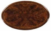 493531 Jonathan Charles Buckingham Dark Walnut Oval Side Table