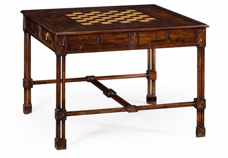 493532 Jonathan Charles Tribeca Chippendale Gothic Games Table (Large)