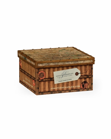 493535 Jonathan Charles Point of Sale Jack Finish Samples Box (114 Samples) with Lacquered Parchment Finish